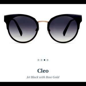 Warby Parker Cleo Gradient Black Sunglasses - Popular Style